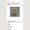 Старинный серебряный портсигар. Многоцветная эмаль. 84 проба серебра.