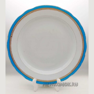 Фарфоровая тарелка. Товарищество М.С. Кузнецова.