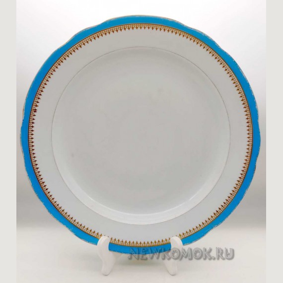 Фарфоровая тарелка. Товарищество М.С. Кузнецова.