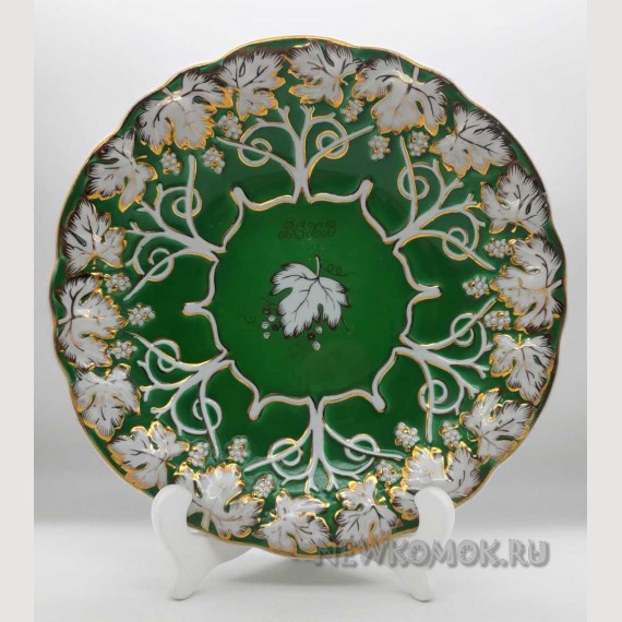 Декоративная Фарфоровая тарелка "ВСХВ". Дулево. 1954 г. Декоративная Фарфоровая тарелка "ВСХВ". Дулево. 1954 г.