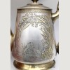Серебряный кофейник. 84 проба серебра. Ашмарин. 1894 г. 