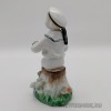 Фарфоровая статуэтка моряк смелый с гармошкой ломоносовский фарфоровый завод