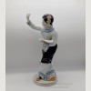 Антикварная китайская фарфоровая статуэтка "Танец с веером". Цена по запросу.