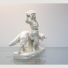 Фарфоровая статуэтка "Юный охотник" (Охота с собакой и соколом). Германия.