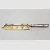 Антикварный коллекционный серебряный нож. Серебро 750 проба. Продано.