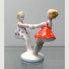 Фарфоровая статуэтка "Карусель" (Кружащиеся девушки). ЛЗФИ. 1956 - 1967 гг..