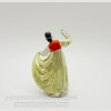 Фарфоровая статуэтка "Корейский танец с веером". Дулево. 1956 г. ПРОДАНО.