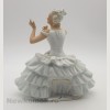 Фарфоровая статуэтка "Балерина (Танцовщица) с зеркалом". Schau Bach Kunst. Германия. ПРОДАНО.