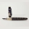 Коллекционная перьевая ручка "Bossert&Erhard". Германия. Серебро 925 пробы, лак, гильоширование, перегородчатая эмаль.