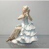 Фарфоровая статуэтка "Балерина с зеркалом". Schau Bach Kunst". Германия.