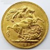 Золотая монета Соверен. Великобритания. Георг V. 1925 г. Продано.