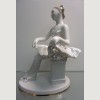 Фарфоровая статуэтка "Балерина на тумбе". Вербилки. Автор ск.О.Артамонова