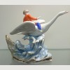 Фарфоровая статуэтка "Гуси-лебеди". Дулево. Автор: П.Кожин. 1960-e