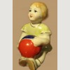 Фарфоровая статуэтка "Девочка с мячом" Городница. 1953-1957гг