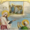Старинная русская икона. Святая Елизавета. 