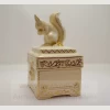 Шкатулка "Белочка с орешками". Конаково.