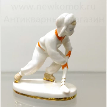 Фигурка "Юный хоккеист". ЛЗФИ. 