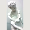 Статуэтка "Юная вышивальщица". Песочное. 1959 г.